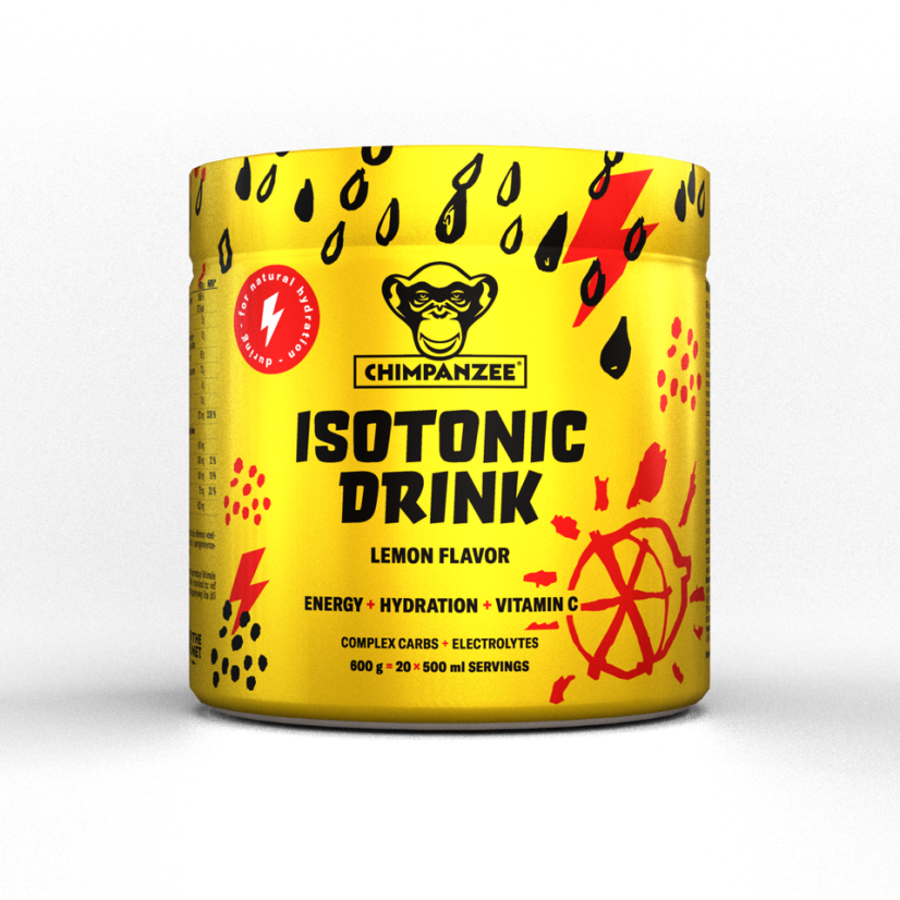 Chimpanzee Energijska pijača v prahu  - Limona - 600 gr